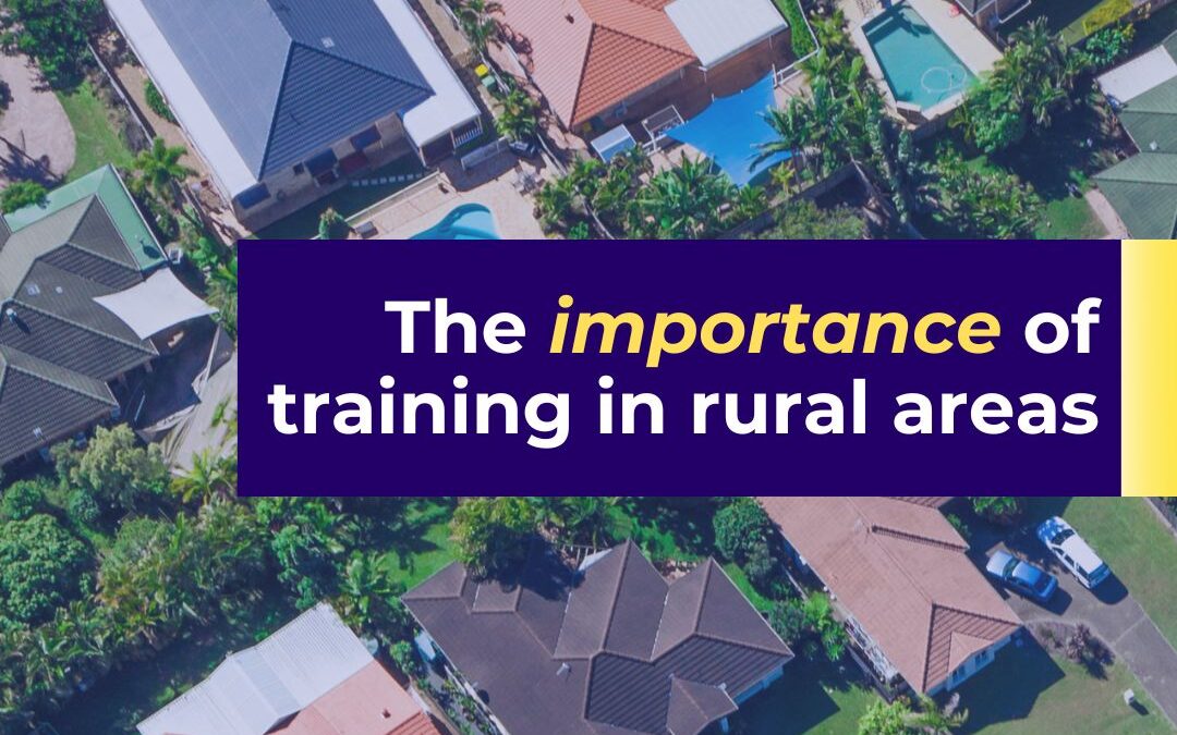 The importance of training in rural areas