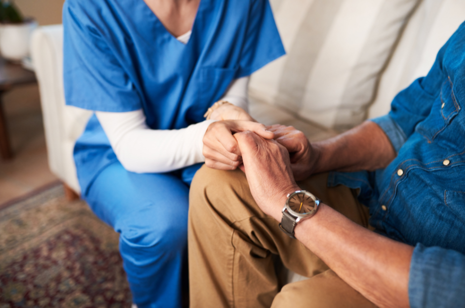 end of life care palliative emotional toll support work older australians grief aged community