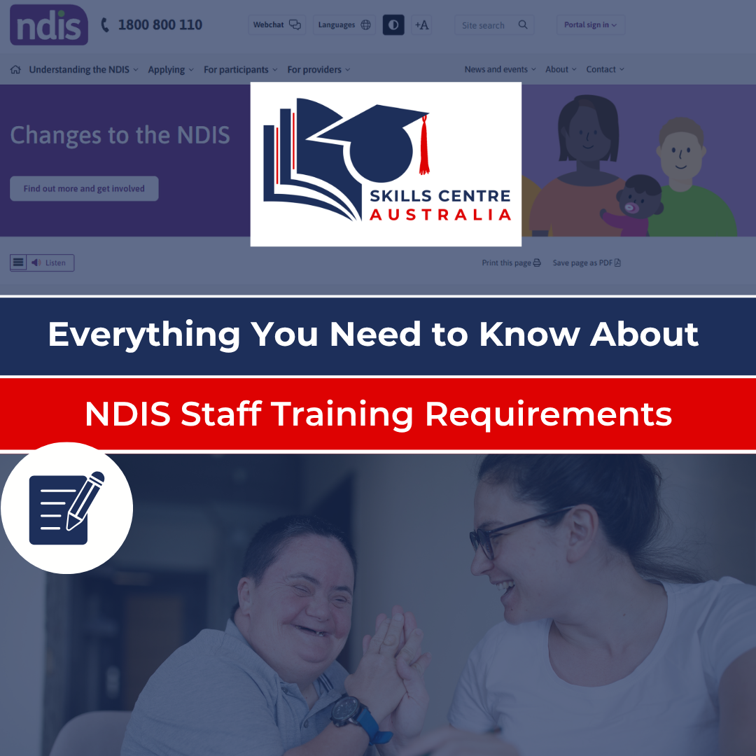 NDIS staff training requirements